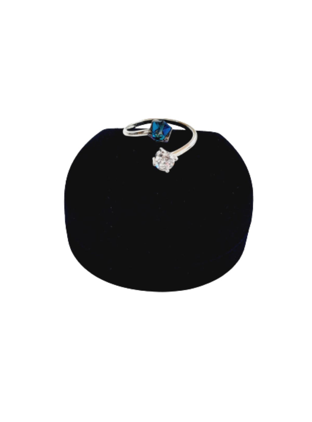 Anillo heliotrope plata 925 elaborado con cristal Swarovski®