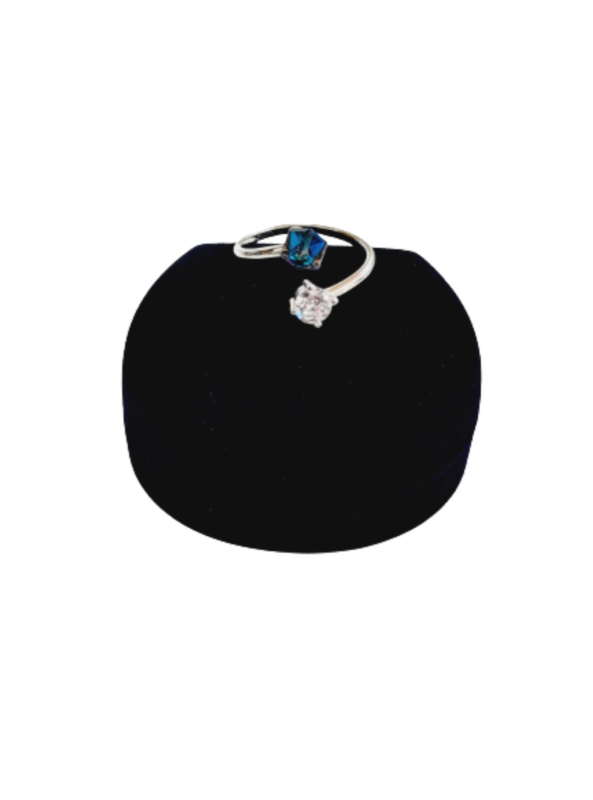 Anillo heliotrope plata 925 elaborado con cristal Swarovski®