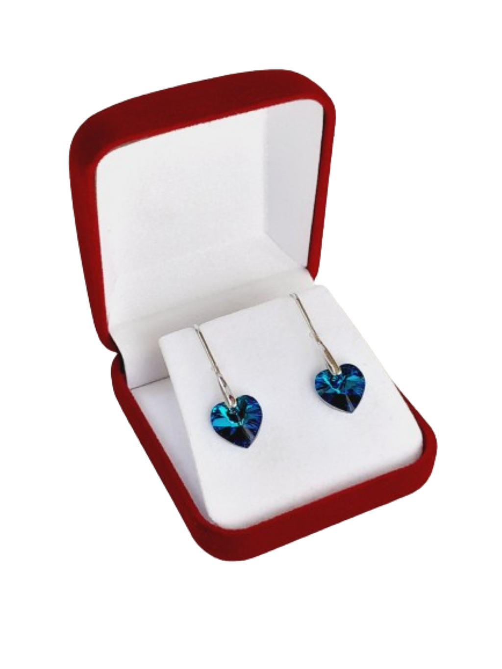 Aros corazón titanic regalo lujo mujer
