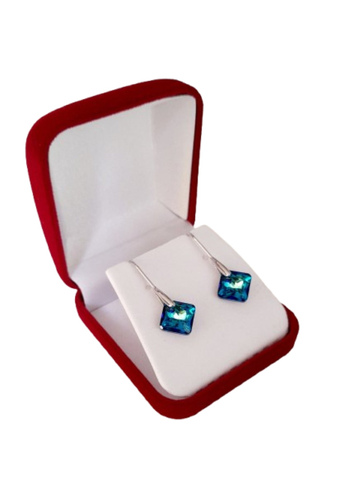 Aros de plata 925 princess fabricados con genuinos cristales austriacos Swarovski®