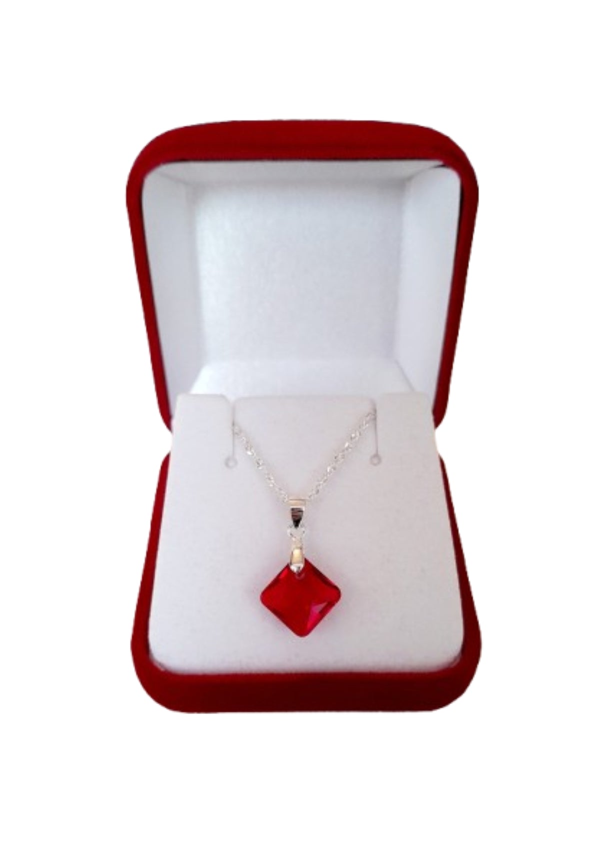 Colgante princess red fabricado con cristales Swarovski®