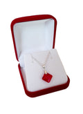 Colgante princess red fabricado con cristales Swarovski®
