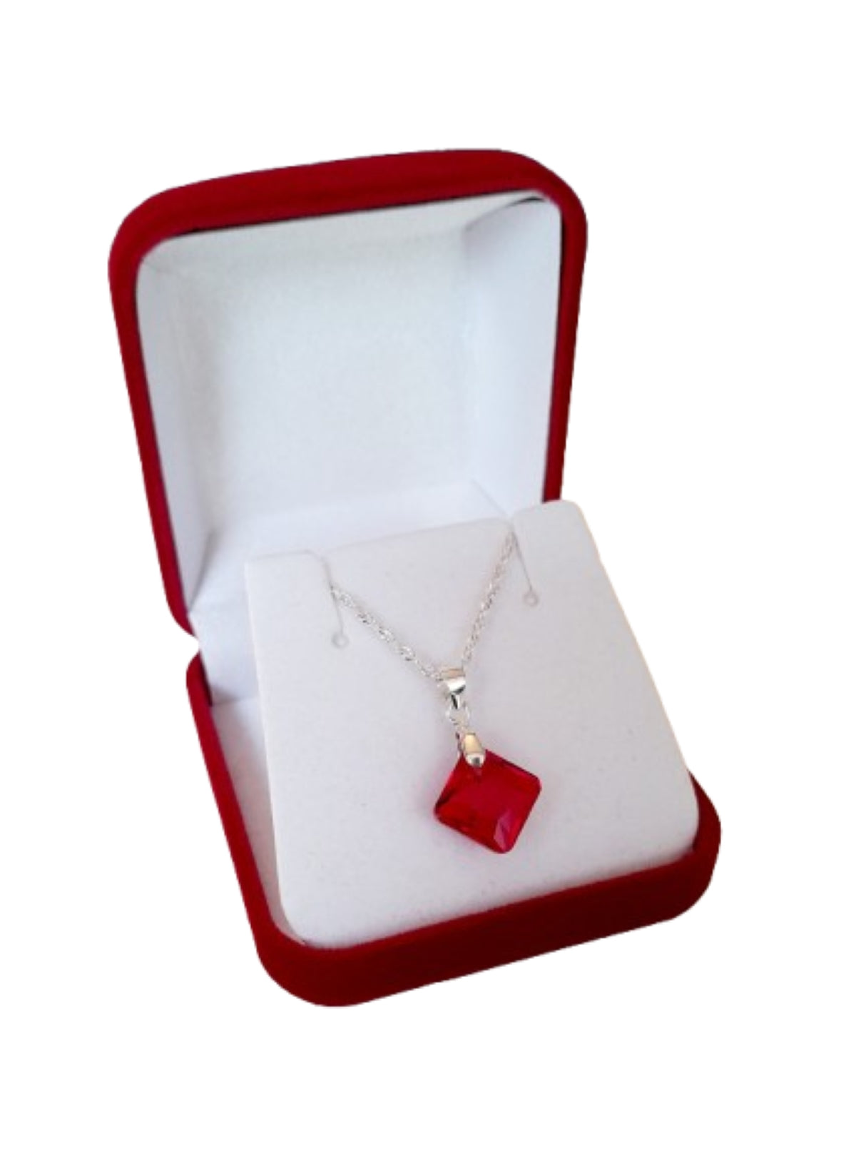 Colgante princess red fabricado con cristales Swarovski®