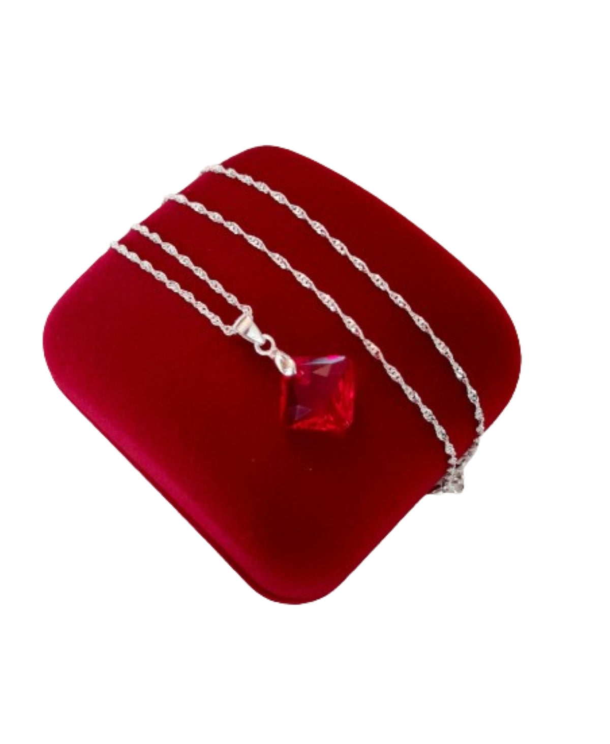 Colgante princess red fabricado con cristales Swarovski®
