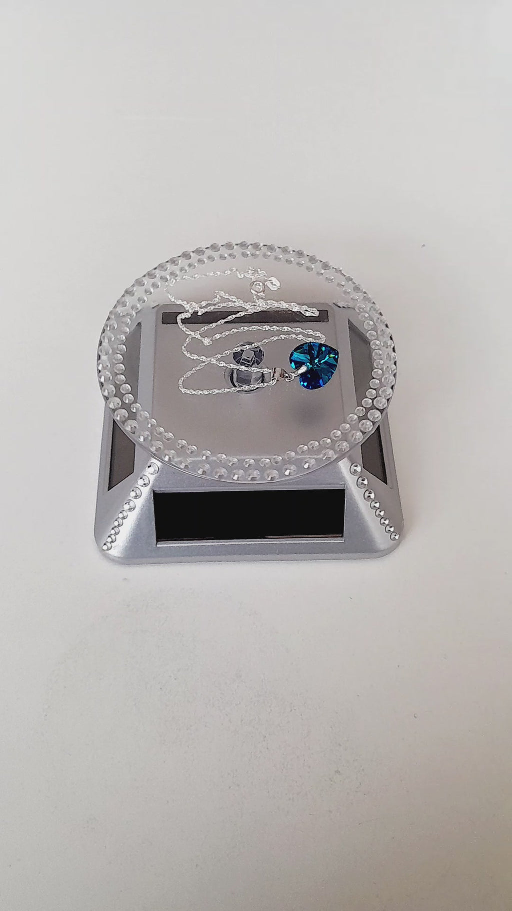 Colgante corazón titanic plata 925 elaborado con cristal Swarovski®
